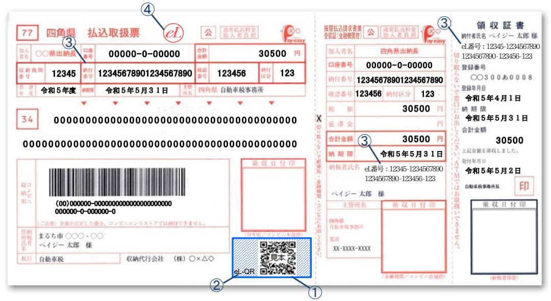 地方税統一QRコード（eL-QR）を活用した地方税の電子納付について」」