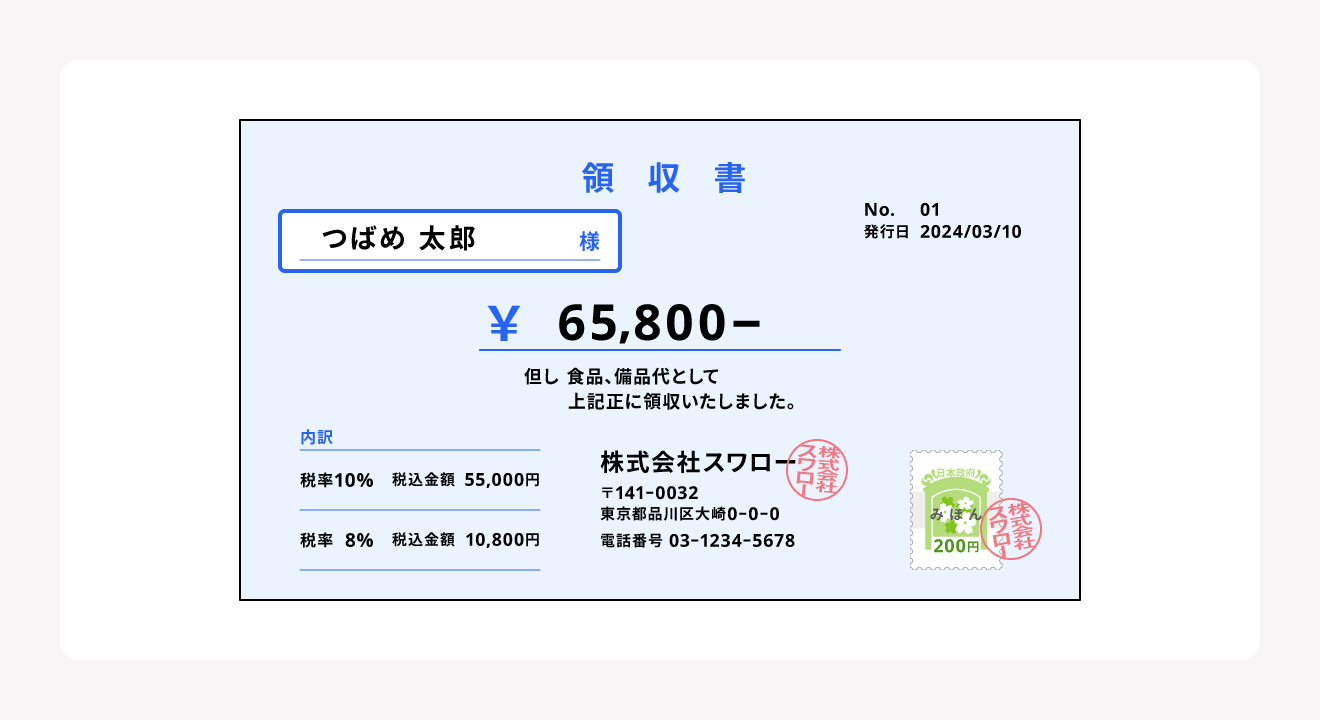 領収書の宛名の書き方