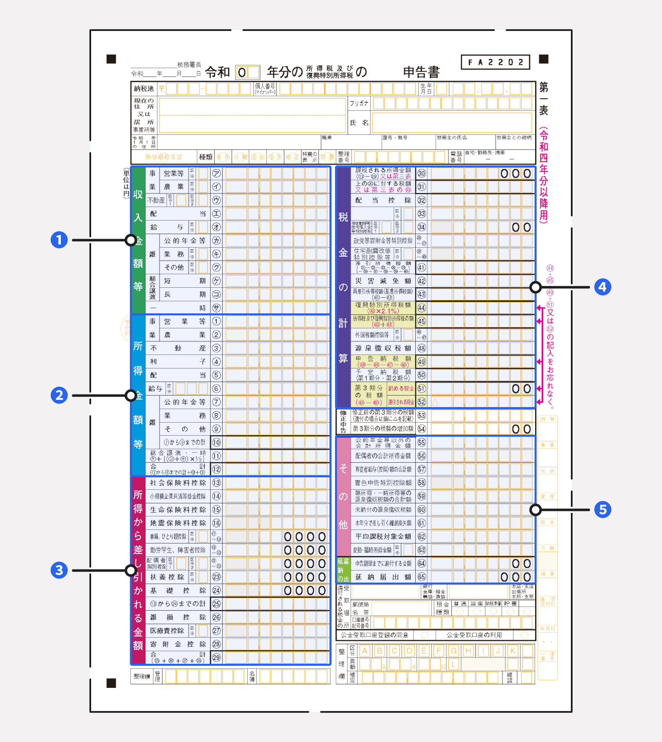 【2023年最新】確定申告書の書き方を記入項目別にわかりやすく解説 | 経営者から担当者にまで役立つバックオフィス基礎知識 | クラウド会計 ...