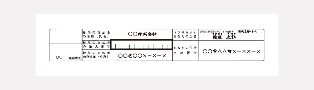 基本情報を記入する