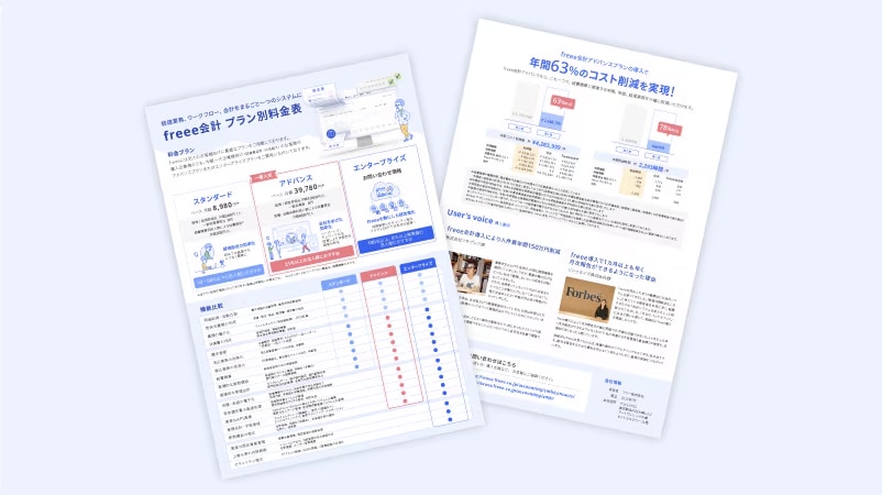 【会計】freeeの料金についての資料